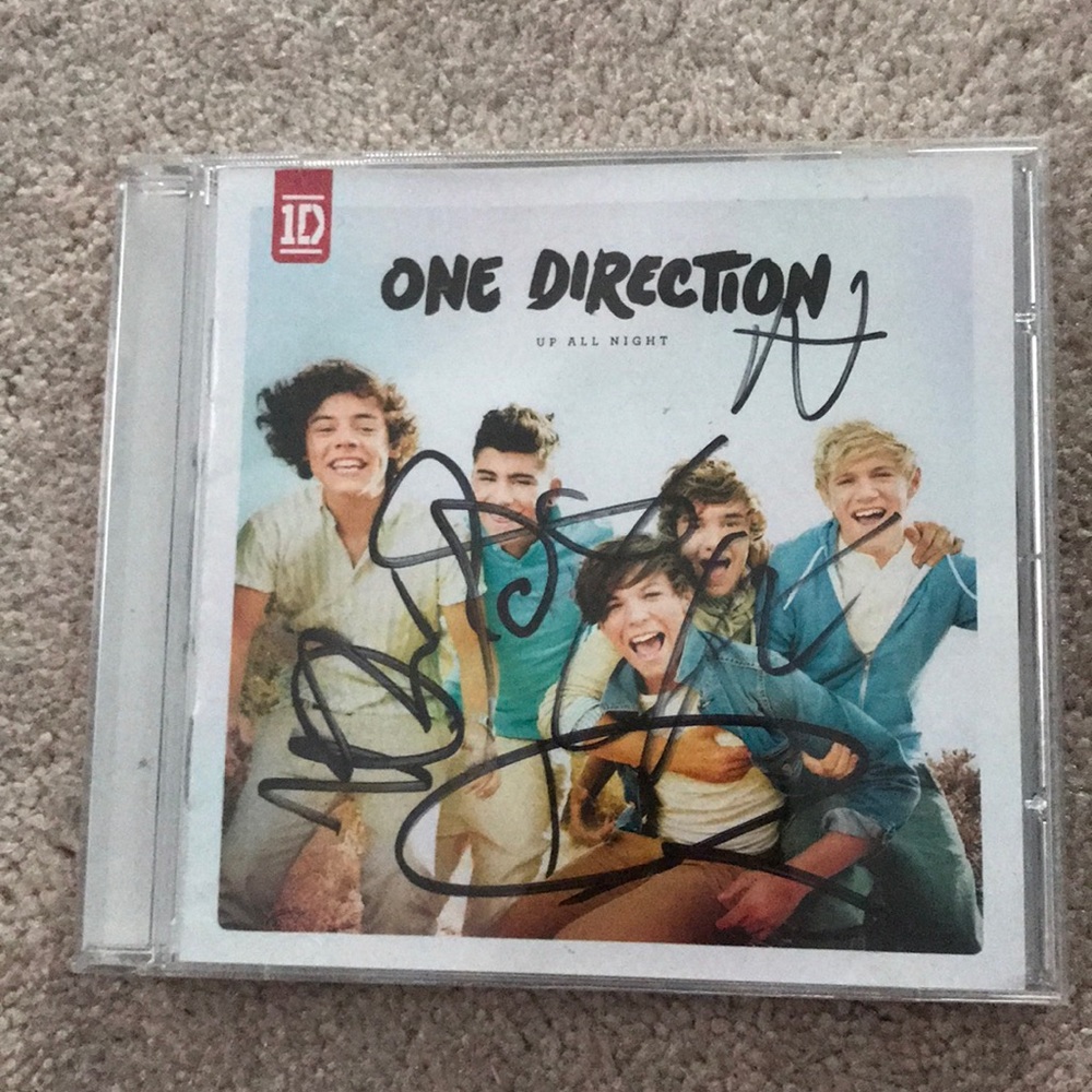 signed one direction cd